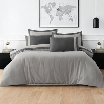 Постельное белье La Romano Mona Premium Satin 300TC 200&times;220см Alara Ash 41586 фото