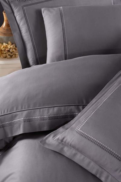 Постельное белье евро First Choice V.I.P Satin Moonlight 200 х 220 см Gomez Quicksilver 40252 фото