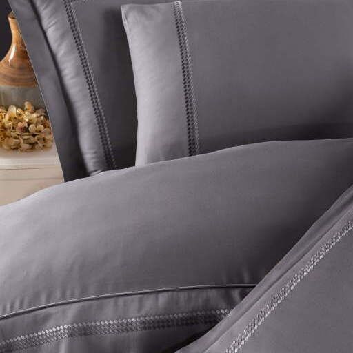 Постельное белье евро First Choice V.I.P Satin Moonlight 200 х 220 см Gomez Quicksilver 40252 фото