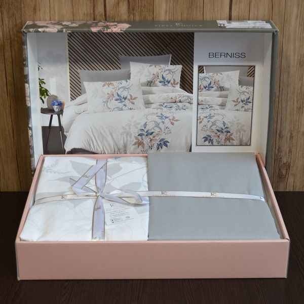 Постільна білизна First Choice Ranforce 200 х 220 см Berniss, євро  r-264 фото