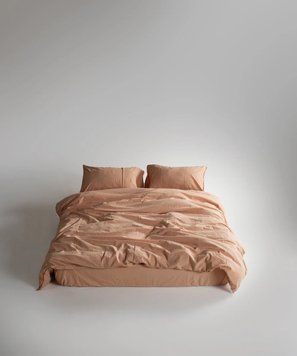 Постельное белье Limasso Stonewashed Ranforse 200 х 220 см Toast, евро 31346 фото