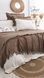 Комплект постільної білизни Saheser Stonewashed Eveline 200 х 220 см Kahve 41650 фото 1
