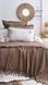 Комплект постільної білизни Saheser Stonewashed Eveline 200 х 220 см Kahve 41650 фото 2
