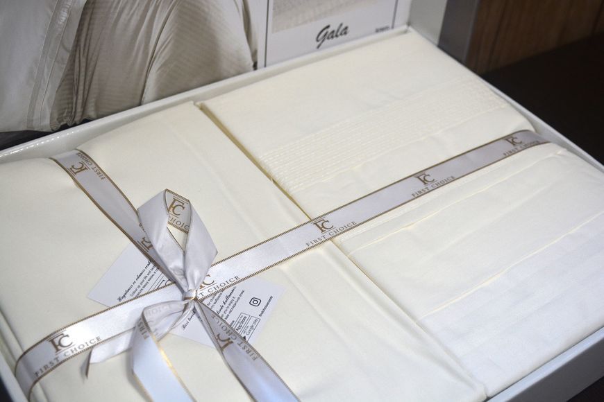 Постільна білизна First Choice Gala Cream Євро Ranforce Deluxe 200 х 220 см  31305 фото