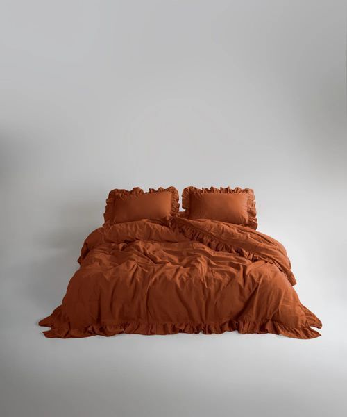Постільна білизна Limasso Stonewashed Exclusive  200 х 220 см Automne 40353 фото