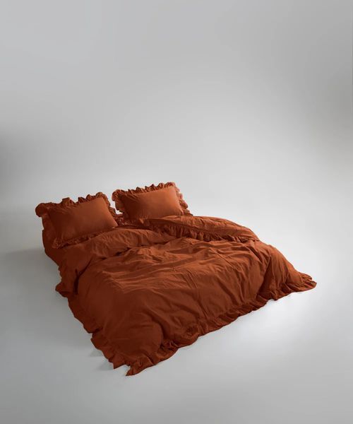 Постільна білизна Limasso Stonewashed Exclusive  200 х 220 см Automne 40353 фото