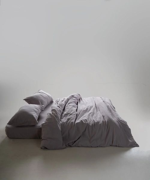 Постельное белье Limasso Stonewashed Ranforse 200 х 220 см евро Opal Grey 31349 фото
