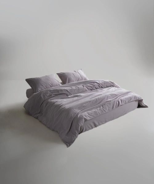 Постельное белье Limasso Stonewashed Ranforse 200 х 220 см евро Opal Grey 31349 фото