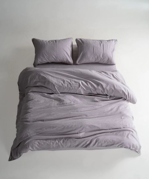 Постельное белье Limasso Stonewashed Ranforse 200 х 220 см евро Opal Grey 31349 фото