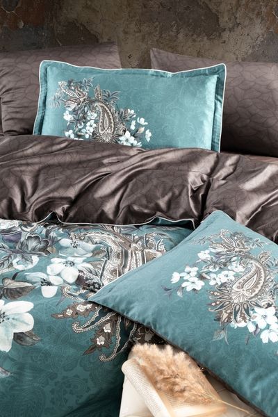 Постільна білизна La Romano Premium Satin 200&times;220 см Leonel Iron, євро 31631 фото