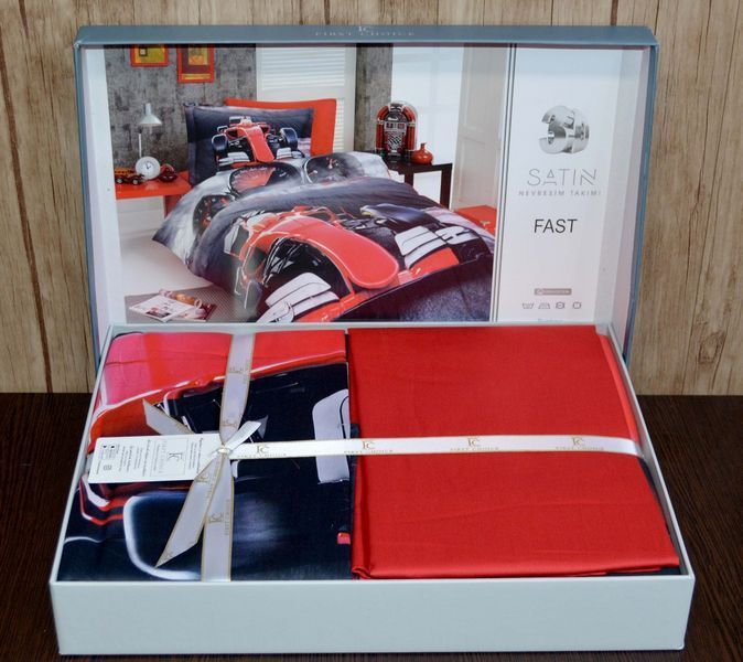Постільна білизна для підлітків First Choice 3D Satin 160&times;220 "Fast" 3DS-131-fast фото