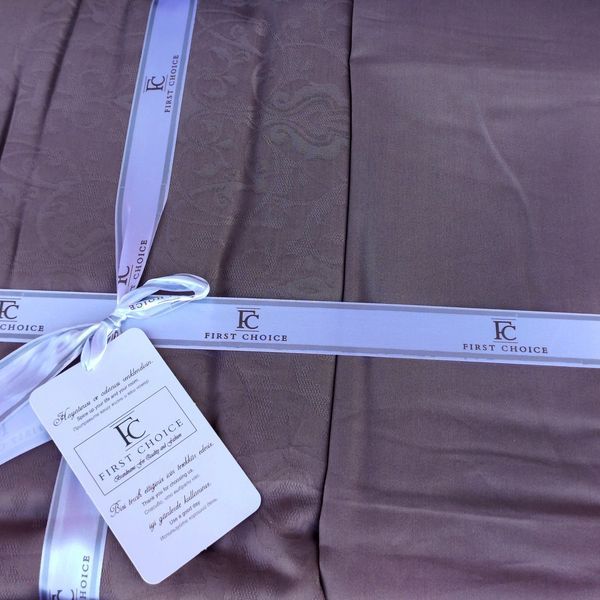 Постільна білизна First Choice Jacquard Satin 200 х 220 см Athena Lilac 1939-01 фото