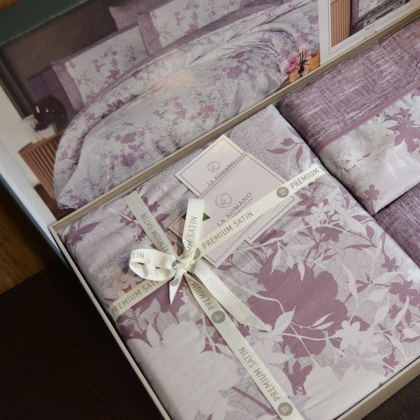 Постельное белье La Romano Premium Satin 200&times;220 см Lily Berry, евро 31632 фото
