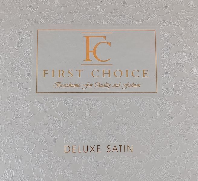 Постельное белье First Choice Deluxe Satin 160 х 220 см Novel Line Cappuccino 31110 фото