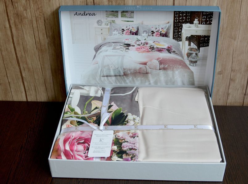 Постільна білизна для підлітків First Choice 3D Satin 160&times;220 "Andrea" 3DS-126-andrea фото
