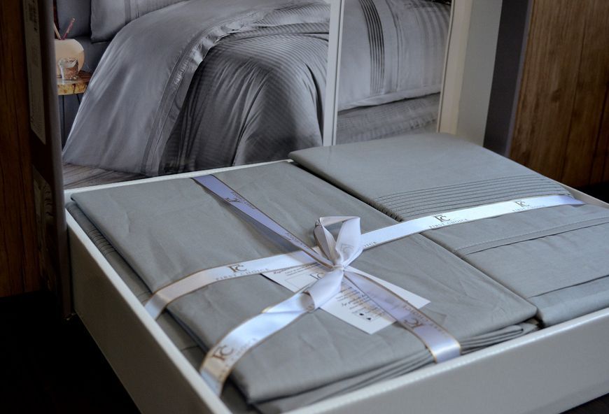 Постільна білизна First Choice Gala Grey Євро Ranforce Deluxe 200 х 220 см  31308 фото