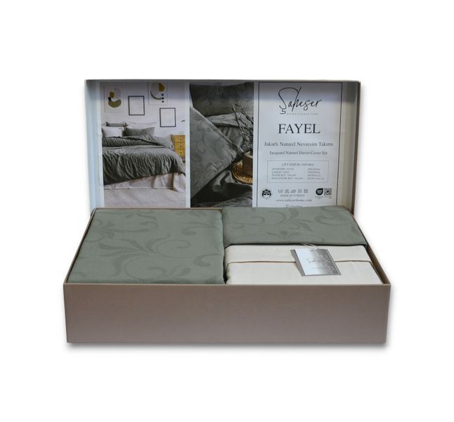 Постільна білизна Saheser Luxury Jacquard 200 х 220 см Fayel 41538 фото