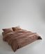 Постільна білизна Limasso Stonewashed Ranforse 160х220 Полуторне Wood Smoke, варена бавовна 31594 фото 2