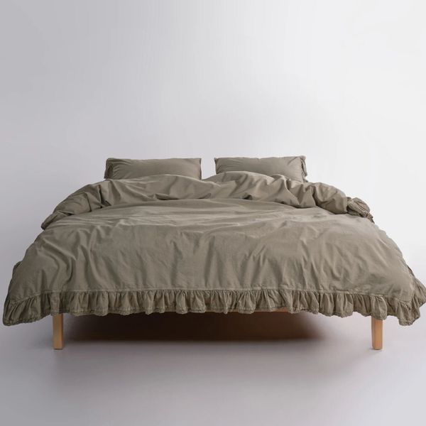 Постільна білизна Limasso Stonewashed 200 х 220 см Sicilia Akdeniz Yesili 41621 фото