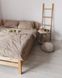 Постільна білизна однотонна 160х215 полуторна Beige варена бавовна (Stone Wash) Du09 фото 4