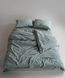 Постельное белье Limasso Stonewashed Standart 160x220 полуторное Natural Green, вареный хлопок  31481 фото 6