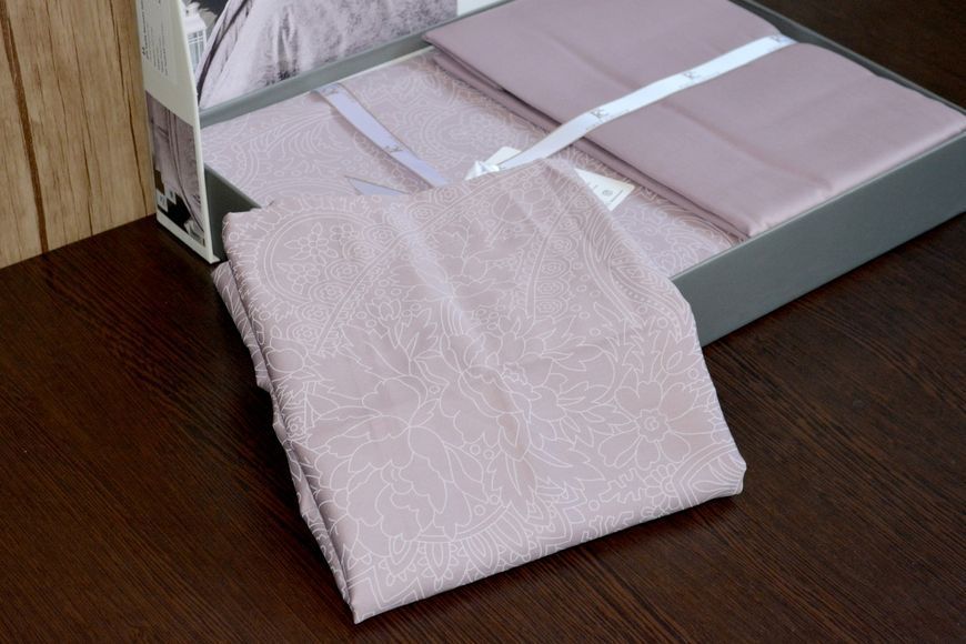 Постельное белье First Choice Cotton Satin 160 х 220см (симейное) "Neva Lavender" 31991 фото