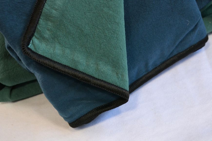 Постільна білизна Limasso Stonewashed Essualte 200 х 220 см Dress Blue-Dark Green 40972 фото