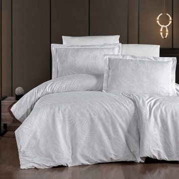 Постельное белье First Choice Cotton Satin 200 х 220 см Lucas White 41048 фото