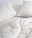 Постельное белье Limasso Stonewashed 160 х 220 см Point Snow White 40693-1 фото 3