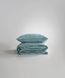 Постільна білизна Limasso Stonewashed Ranforse 200х220 євро Mineral Blue, варена бавовна 31356 фото 6