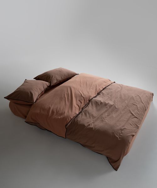 Постельное белье Limasso Stonewashed Essualte 200 х 220 см Commencer-Woodsmoke 40971 фото