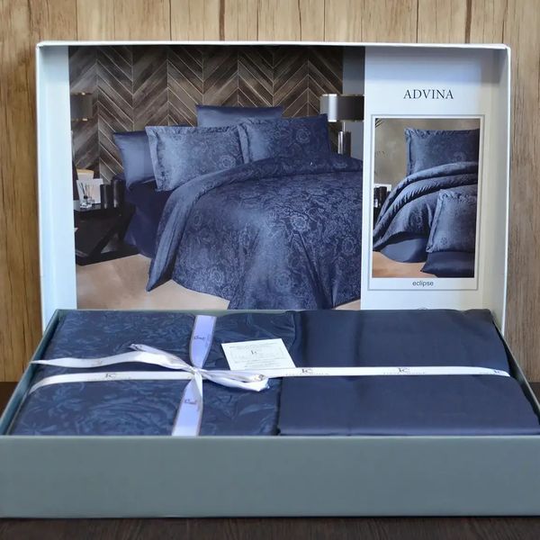 Постельное белье First Choice Cotton Satin 160 х 220 см Advina Eclipse 31862-1 фото