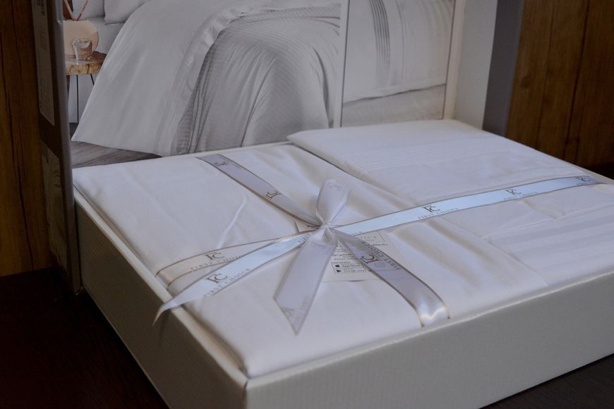Постільна білизна First Choice Gala White Євро Ranforce Deluxe 200 х 220 см  31310 фото