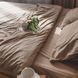 Постільна білизна однотонна 160х215 сімейний Beige варена бавовна (Stone Wash) Du012 фото 2