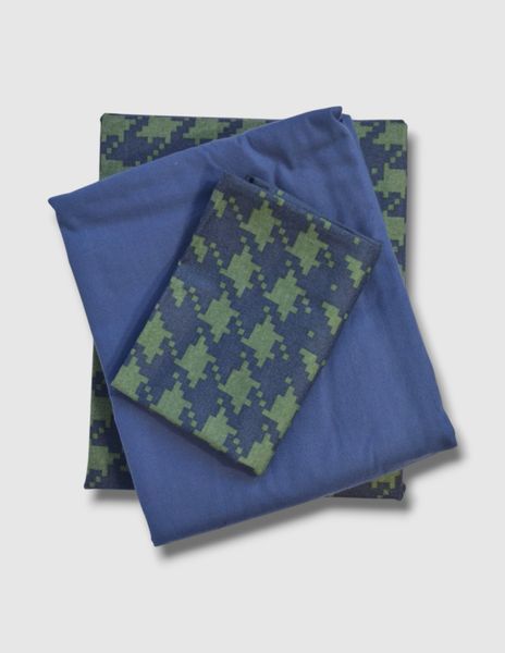 Комплект постільної білизни First Choice Flanel 160&times;220 см Sadora Navy Blue 40699 фото