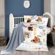 Постільна білизна для новонароджених з пледом First Choice Baby Digital Satin Nirvana 100х150 см. Bear 31825 фото 4