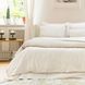 Постельное белье Saheser Stonewashed Ranforce 200 х 220 см Nives Bej 40978 фото 1