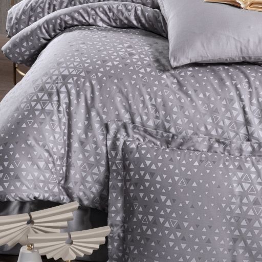 Постільна білизна First Choice Cotton Satin 160 х 220 см сімейна Megan Quicksilver 41053 фото