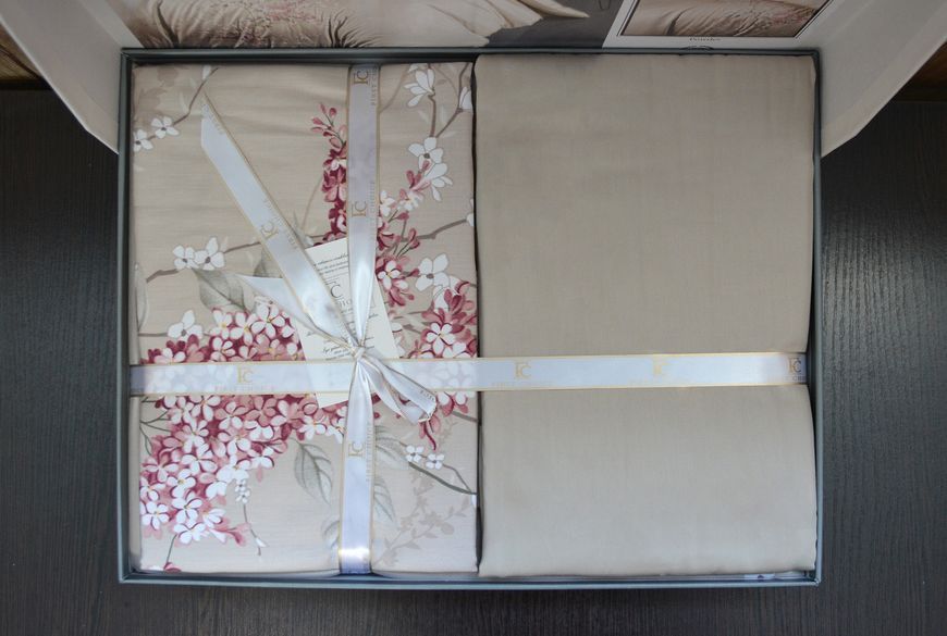 Постельное белье First Choice Cotton Satin 160 х 220 см "Wisteria Powder" 31976 фото