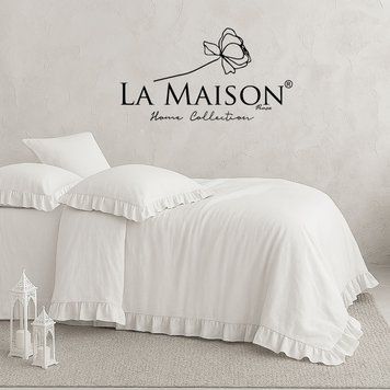 Постельное белье La Maison Stonewashed 200 х 220 см Weens Crystal 41154 фото