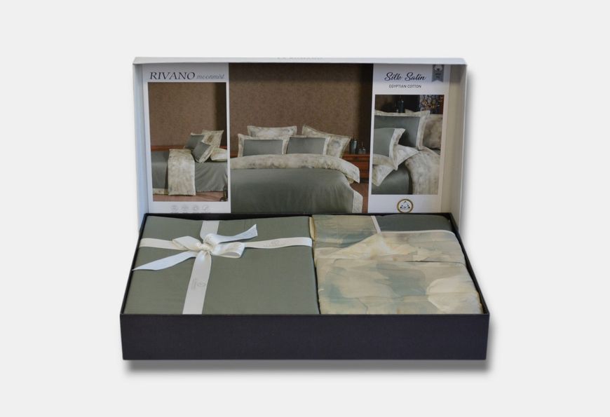 Постільна білизна La Romano Silk Satin 200&times;220 см Rivano Moonmist 40788 фото
