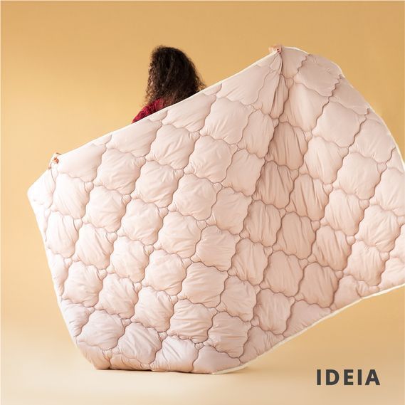 Одеяло двухстороннее WOOLLY шерстяное всесезонное ТМ IDEIA 140х210 см  8-34174 фото
