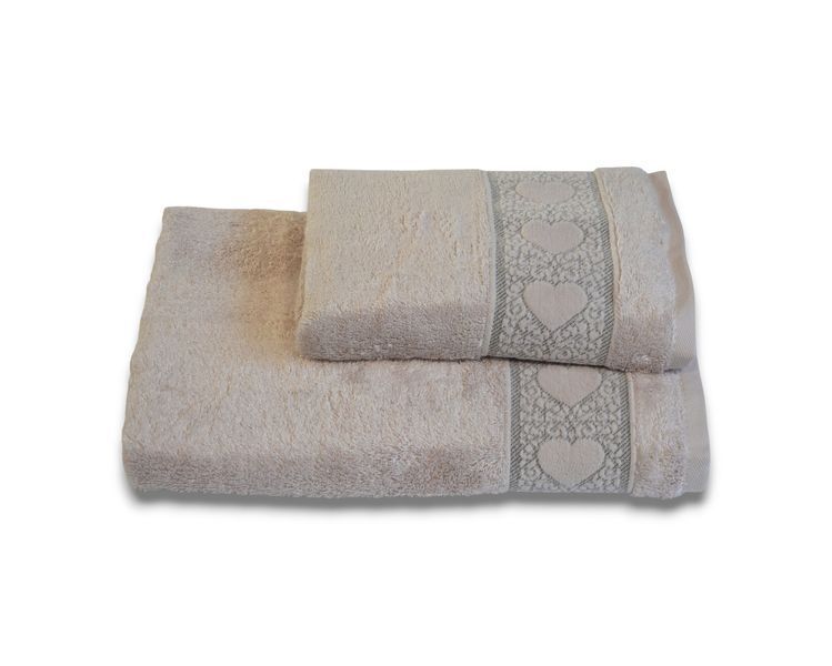 Набір бамбукових рушників Pupilla Love 2 шт. Pudra 30534 Pudra фото