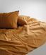 Постільна білизна Limasso Stonewashed Ranforse 200 х 220 євро Mustard 31351 фото 3