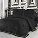 Постільна білизна євро First Choice Deluxe Satin DARK 200 х 220 см Novel Line Black 1938-32-160 фото 1