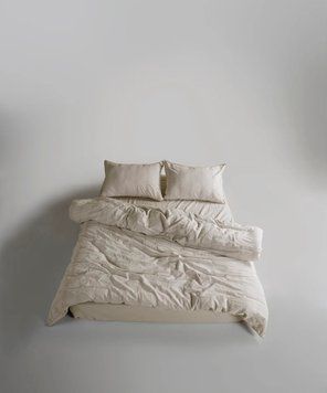 Постільна білизна Limasso Stonewashed 200 х 220 см (2 наволочки) Cassandra Cream 41679 фото