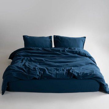 Постельное белье Limasso Stonewashed Standart Dress Blue 160 х 220 см полуторный  31373 фото