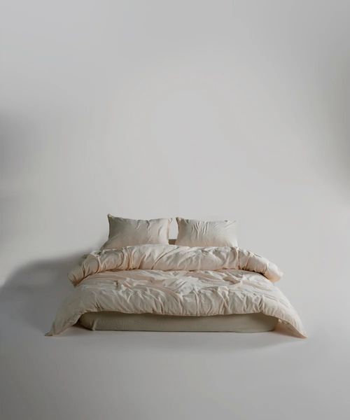Постільна білизна Limasso Stonewashed 200 х 220 см (2 наволочки) Cassandra Cream 41679 фото