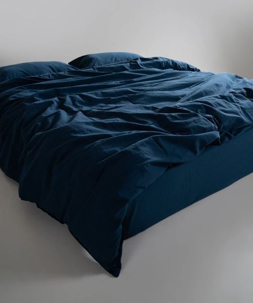 Постільна білизна Limasso Stonewashed Standart Dress Blue 160 х 220 см полуторний 31373 фото