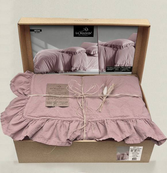 Постільна білизна La Maison Stonewashed 200 х 220 см Weens Blush 41151 фото